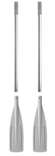 Pair two pieces aluminium - two,