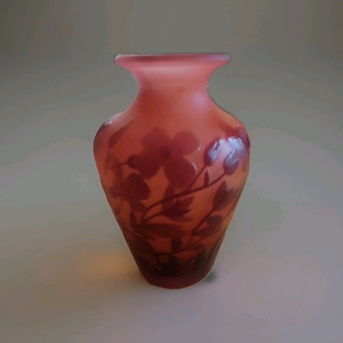 Miniature galle vase - , and