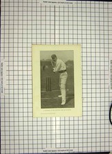 Original Old Antique Print