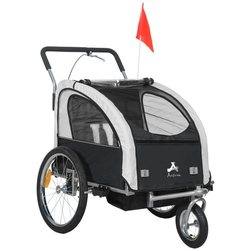 Homcom seat bike trailer - bike,