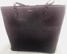 Joules Navy Faux Leather Tote