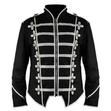 Military Drummer Jacket Black Parade Jacket Goth Punk Adam Ant Vtg Style