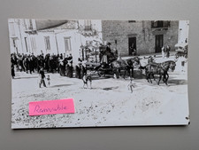 OLD PHOTO FUNERAL HORSE DRAWN