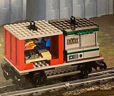 Lego City Cargo Train Freight Containers Wagon Bank Snowmobile NEW MINT 60198