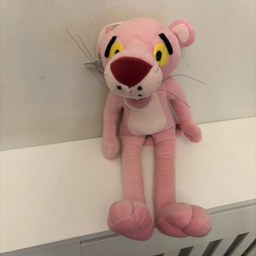 Pink panther plush - panther, soft