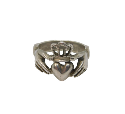 Sterling silver claddagh - silver,