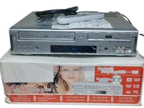 Mint boxed daewoo 4100p vcr - daewoo,