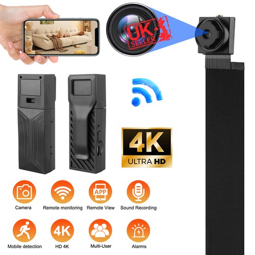 Mini security camera with - 4k,