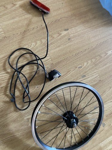 Brompton black wheels dynamo - black,