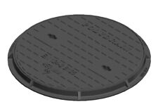 450mm Solid Top Ductile Iron Round Manhole Cover and Frame B125 12.5 tonne