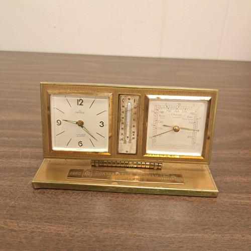 Vintage desk clock rensie - desk, "rensie"