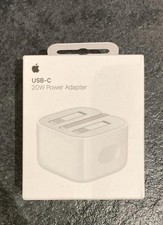 Apple 20W USB-C Power Adapter Plug Original Genuine Mains Charger