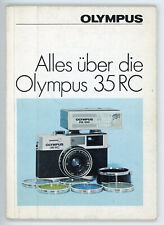 OLYMPUS 35 RC 35RC Camera User Manual Instructions (Y6032