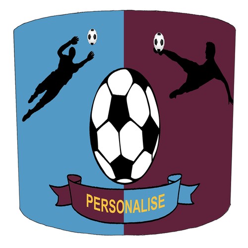 Claret and blue personalised - claret,