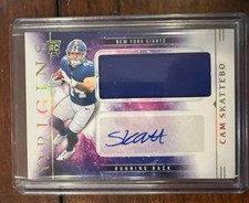 CAM SKATTEBO 2025 Panini Origins Rookie Patch Auto (RPA)  NY Giants Chaser