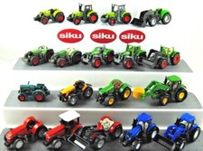 Various SIKU CLAAS DEUTZ FENDT HANOMAG JCB MF New Holland FARM TRACTORS Mix Lot