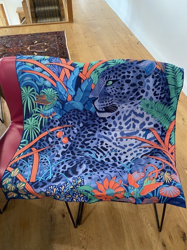 Cartier silk scarf 90cm - cartier,