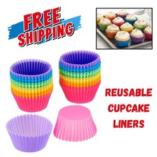 Silicone Muffin Cases Cupcake