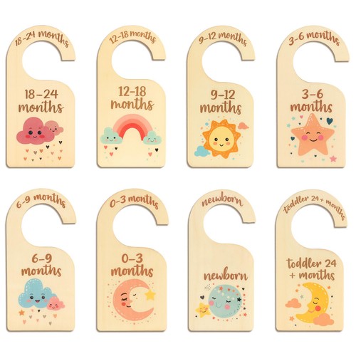 Baby wardrobe dividers 8pcs - baby,
