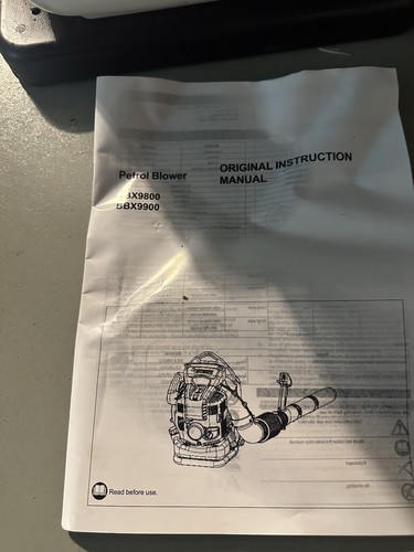 Petrol leaf blower - blower, backpack