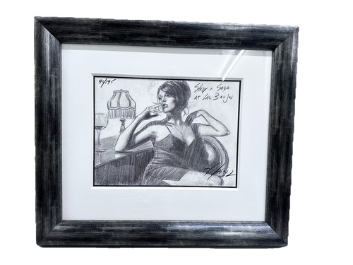 Fabian perez hand - hand, signed