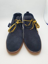 BNIB Paolo Vandini Kingston Suede Navy Lace Up Shoes- UK 9