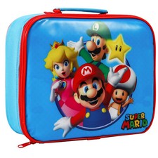 Super Mario Rectangular Insulated Lunch Box Bag for Boys and Girls, BPA Free
