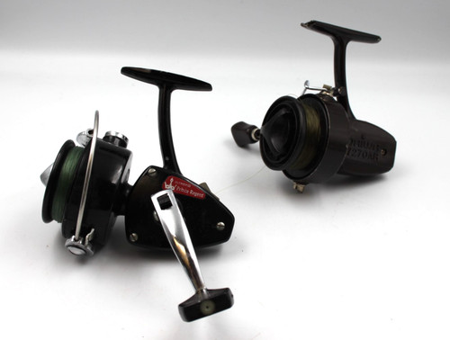 Two vintage fishing reels - fishing,
