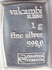 Fine Silver Ingot Bar .999