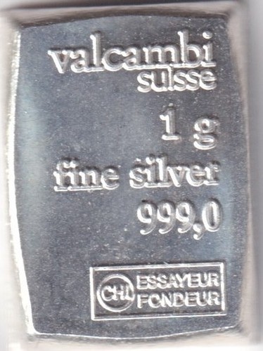 Fine silver ingot - fine,