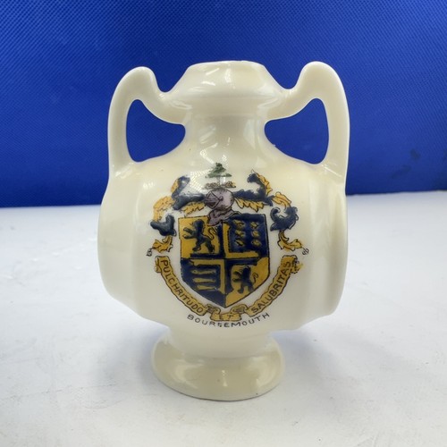 Crested ware miniture barrel - crested,