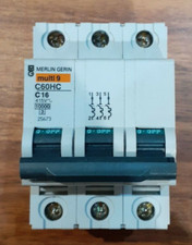 Merlin Gerin MCB 16 Amp Triple