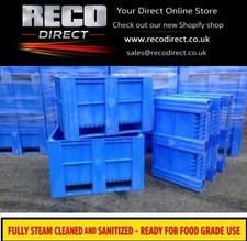4 X USED RIGID PLASTIC PALLET