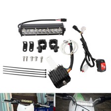 LED Headlight Light Bar + Rectifier Set For Kawasaki KLX110 02-09 Suzuki DRZ110