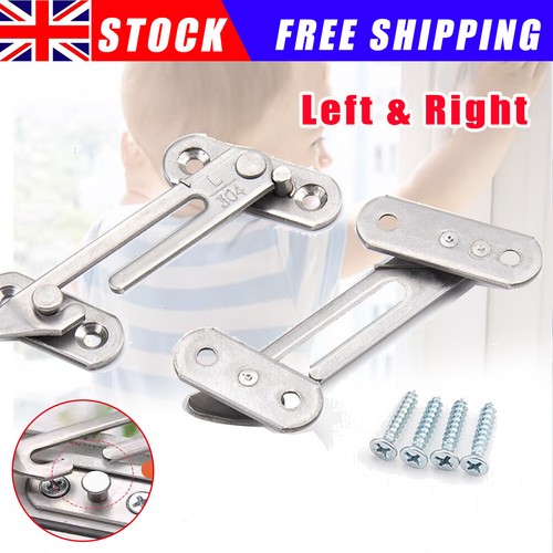 Pair upvc window restrictor - 1,