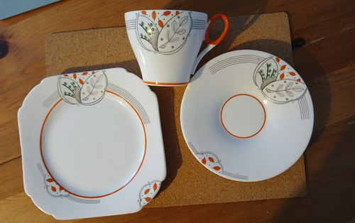 Vintage shelley china - china, trio