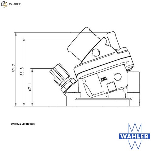 Thermostat coolant 4818 90d - coolant, 4818.90d
