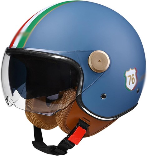 Motorcycle open face helmet - motorcycle,