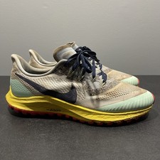 Nike Air Zoom Pegasus 36 Trail Women’s 8.5 Running Shoes AR5676-401 Gray Yellow