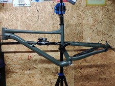 Specialized Status 140 mullet size S4 frame with dropper post.