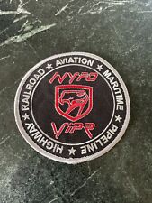 Obsolete VIPR Patch Iron On 4” Rare Railroad Aviation Highway Air Marshal