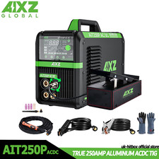 True 250AMP 5IN1 TIG Welder AC DC Aluminum Pulse TIG MMA Welding Machine IGBT UK