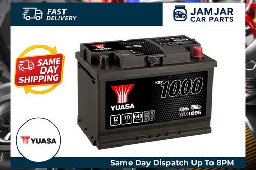 Yuasa car battery ybx1096 - battery, 12v