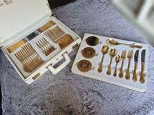 Bespeke Solingen -SBS- 23/24 Gold plated cutlery 18/10 Royal Edition -Never used