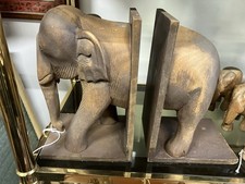 Vintage Wooden Elephant Book