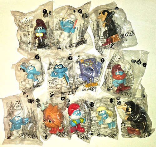 Smurfs movie full set - movie, 12