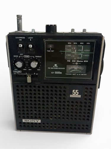 Vintage sony icf 5500m captain - sony,