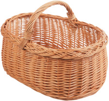 Wicker Shopping Basket Oval