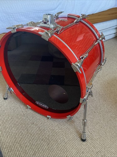 Yamaha 20x14 bass drum hot - drum, red