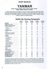 Yanmar YM series TMM Tractors Workshop Manual